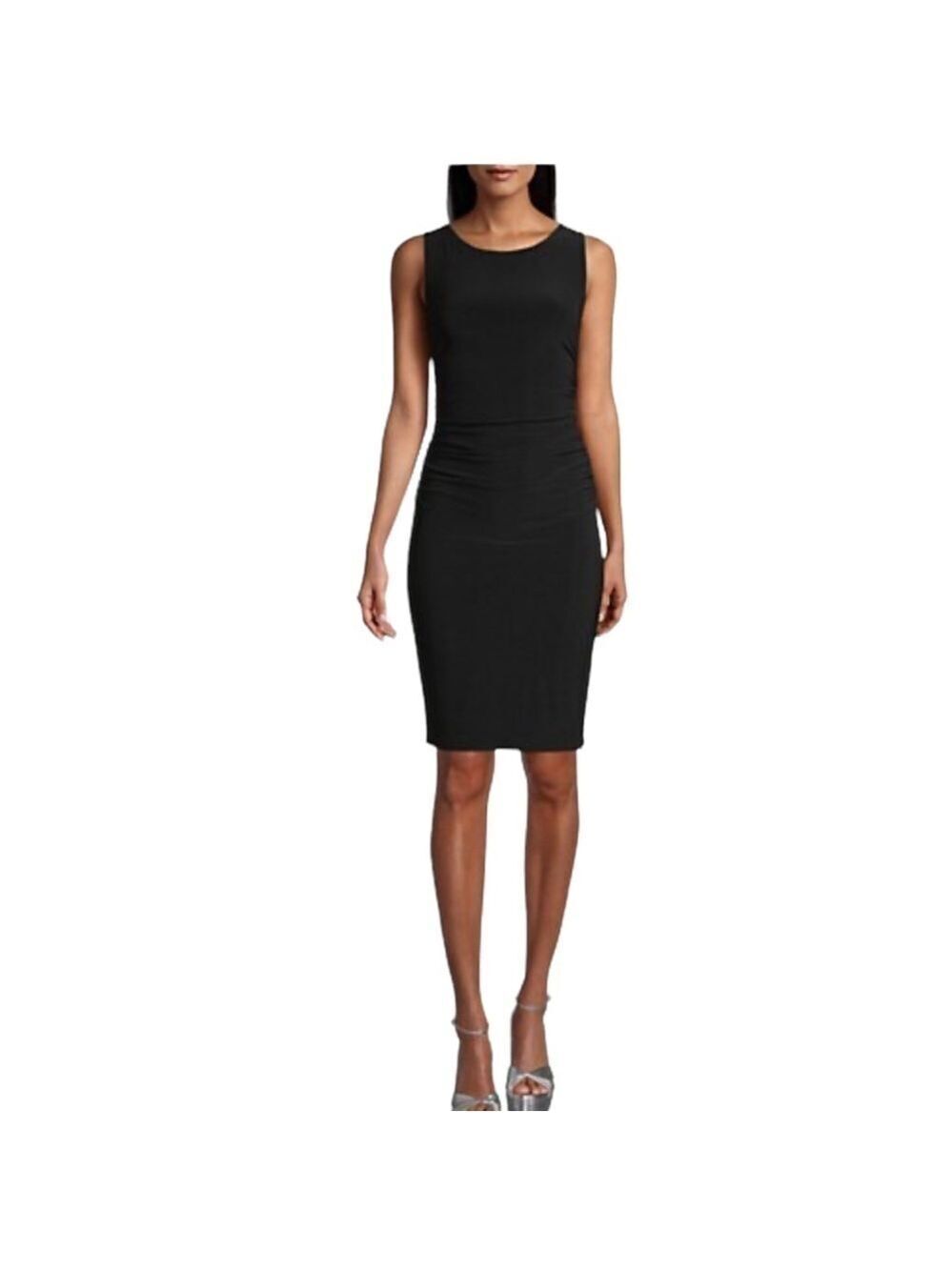 KAMALIKULTURE X NORMAKAMALI SLEEVELESS SHIRRED WAIST DRESS